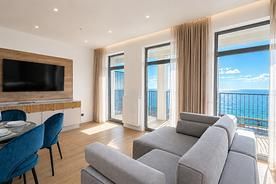Семейная гавань (панорамный вид на море, трёхкомнатный), База отдыха Mores Apart Hotel, Светлогорск
