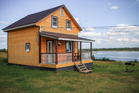 Двухэтажный коттедж, База отдыха Меглино, Мошенской