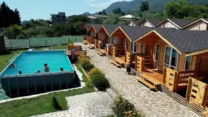 Бассейн — Глэмпинг «Eco Glamp Sana Lora», село Псырцха