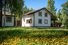 Двухэтажный коттедж с баней №1, Дома в аренду Ладожские дюны, Ларионово