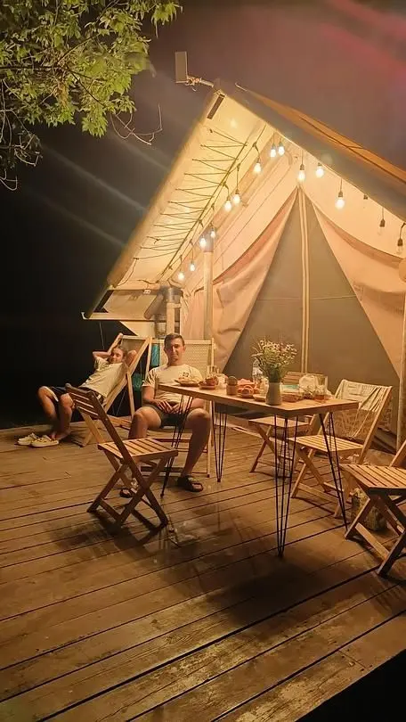 Фото 1 из отзыва о глэмпинге Abrau Glamping