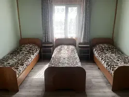 Эконом трёхместный с односпальными кроватями Номера: 11, Гостевой дом Гостиный Дворъ, село Гремячинск
