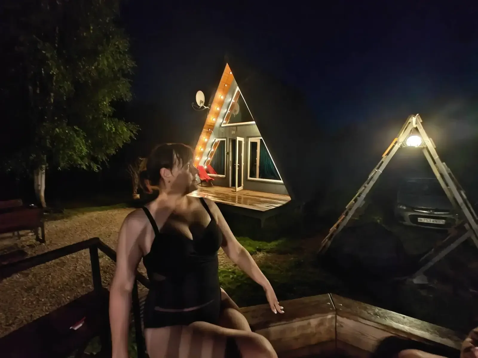 Фото 5 из отзыва о гостевом доме A-Frame Гнездо