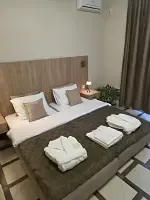 Двухместный люкс Premium Шанель с балконом и с видом на горы (2 отдельные кровати), Гостевой дом Цитрус, Геленджик