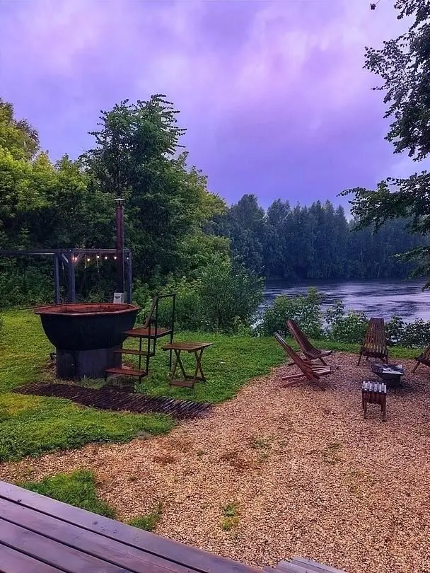 Фото 2 из отзыва о гостевом доме A-Frame Гнездо