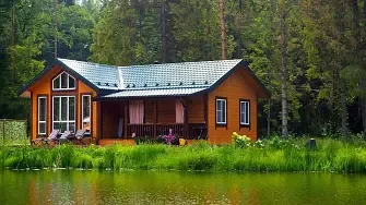 Загородный дом Дом на берегу