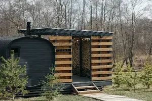 Кедровая Баня в ГЛЭМПИНГ «МЯТА» — Кемпинг «База отдыха Мята», НовоМихайловское