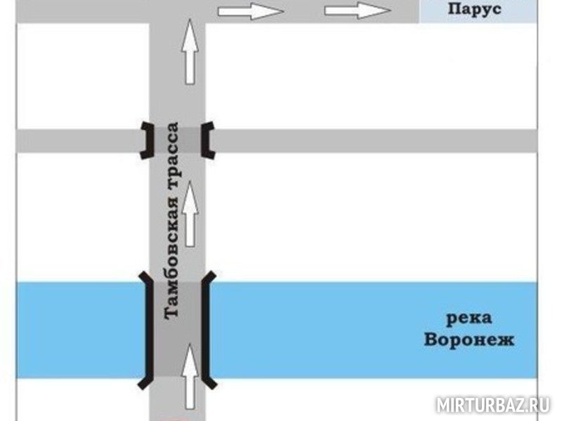 Схема проезда | Медведь, Липецкая область