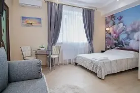 Двухместный люкс (двуспальная кровать), Гостевой Дом Черное Море, Феодосия