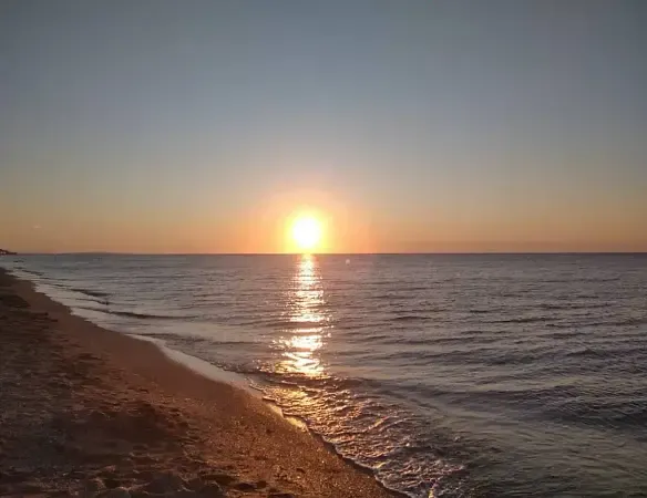 Закат на Азовском море