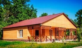 Коттедж №1, База отдыха Лукоморье, село Новая Усмань