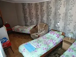 Трёхместный номер Стандарт с балконом и с красивым видом из окна, Гостевой дом У Борисовны, Анапа