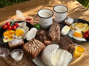 Фермерский завтрак на двоих — Глэмпинг «Domingo Dacha A-Frame», Серпухов