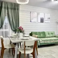 Семейный коттедж, Гостевой Дом Уютный Домик с Баней, поселок Сосново