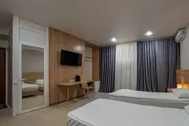 Двухместный номер Стандарт Цокольный этаж (двуспальная кровать), Гостевой дом Альберия, Пятигорск