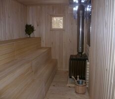 Дом для отдыха с баней № 32., База отдыха Янтарь, село Волковское