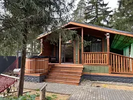 Дом 2-местный Крыжовник с сауной и чаном, Глэмпинг Ягодка-Малинка, Лосино-Петровский