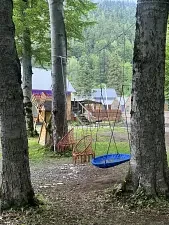 Качели — Гостевые дома «Афрейм в Архызе», Архыз