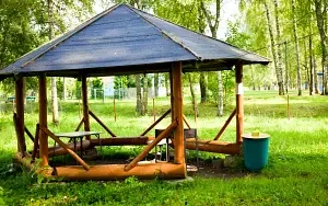 Беседка — Дома в аренду «Дом в аренду Юность», поселок Лососево