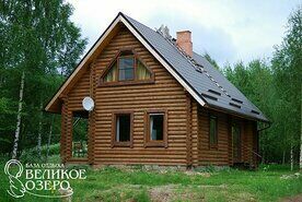 Коттедж «У камина» №4, База отдыха Великое озеро, Валдайский