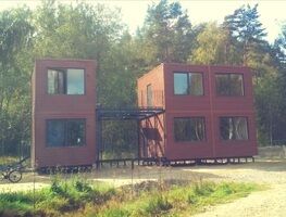 Модульные домики Номера домов: 1 - 3, База отдыха Приозерский Страус, Приозерский район