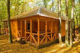 Номер с верандой «Стандарт», База отдыха Лесное озеро, Верхнерусское