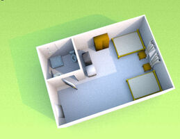 Номер «Стандарт» (2-х местный), База отдыха Прохладная, Камызякский район