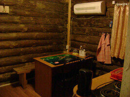 Домик рубленный, База отдыха Раздолье, Харабалинский район