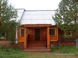 Бревенчатый дом, Охотничья база Люквыр, Игринский