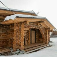 Дом кедровый  2-х местный номер, База отдыха Тюнгур , село Усть-Кокса