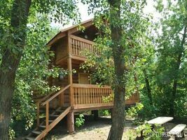 Сруб №9 (весь дом) (8-ми местный), База отдыха Левбердон, хутор Вертячий