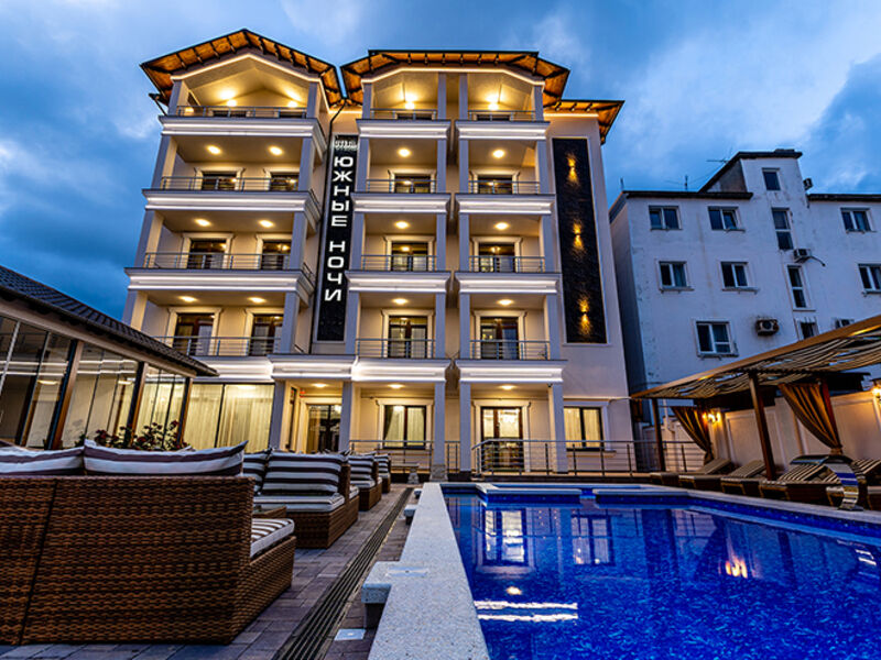 Отель Южные ночи, Краснодарский край, Кабардинка Дивноморское село Мысхако Новороссийск Кабардинка Широкая Балка