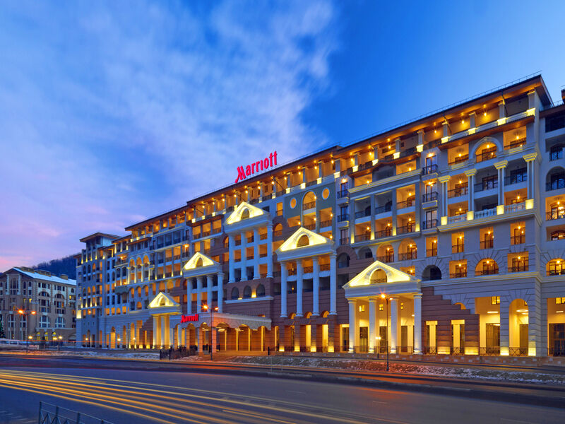 Отель Sochi Marriott Krasnaya Polyana (Сочи Марриотт Красная поляна), Краснодарский край, Красная поляна село Монастырь Красная поляна Эстосадок Роза Хутор