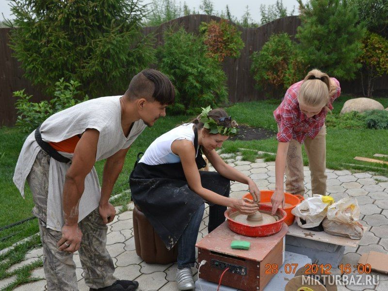 Урок гончарного мастерства