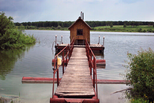 Баня на понтоне | Пасека, Кемеровская область