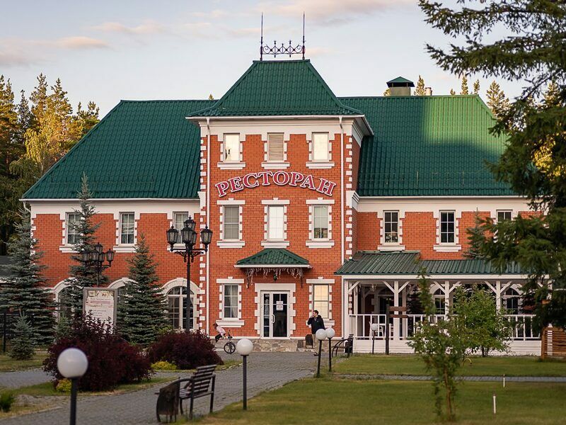 Здание ресторана | Термальный курорт Баден-Баден термы Еткуль, Челябинская область