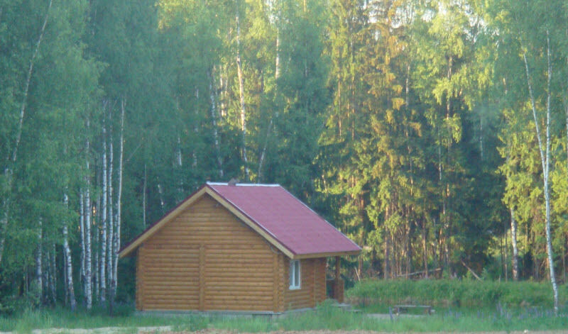 Вид дома сзади