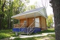 Бревенчатый коттедж, База отдыха Дубрава, Кузнецк