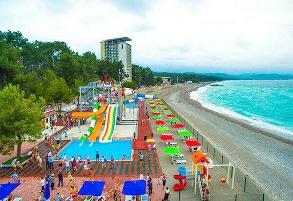 Аквапарк на пляже | Пицунда ОП, Гагрский район