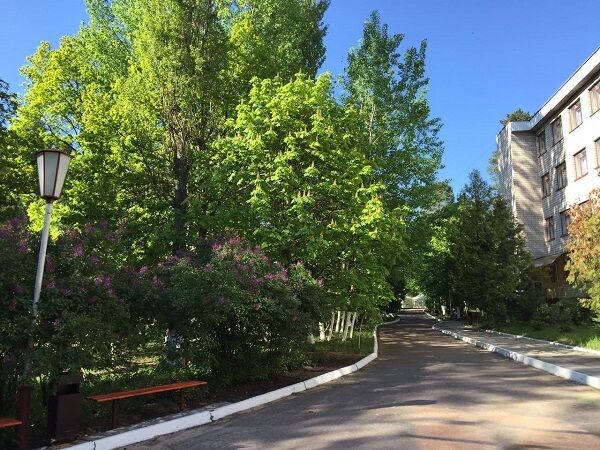 территория от основного корпуса | Белый берег, Гомельская область