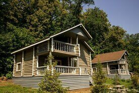 Большой сруб, База отдыха Маяк, поселок Курумоч