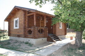 Деревянные дома, Рыболовно-охотничья база Седьмое небо, Харабалинский район