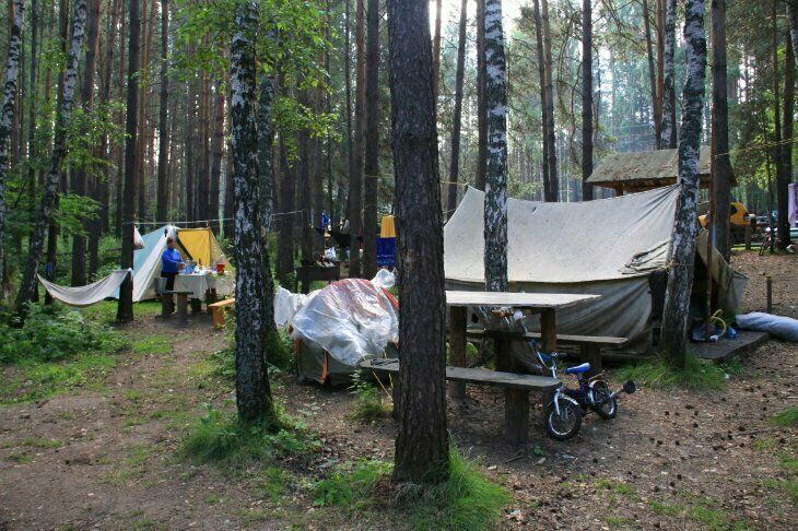 Столик в кэмпинге | Фазенда, Омская область