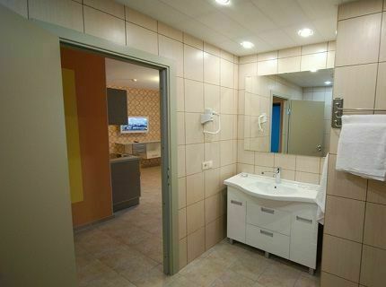 Санузел в номере | Онега, Ленинградская область