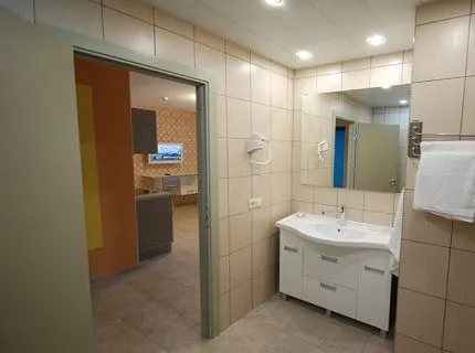 Санузел в номере | Онега, Ленинградская область