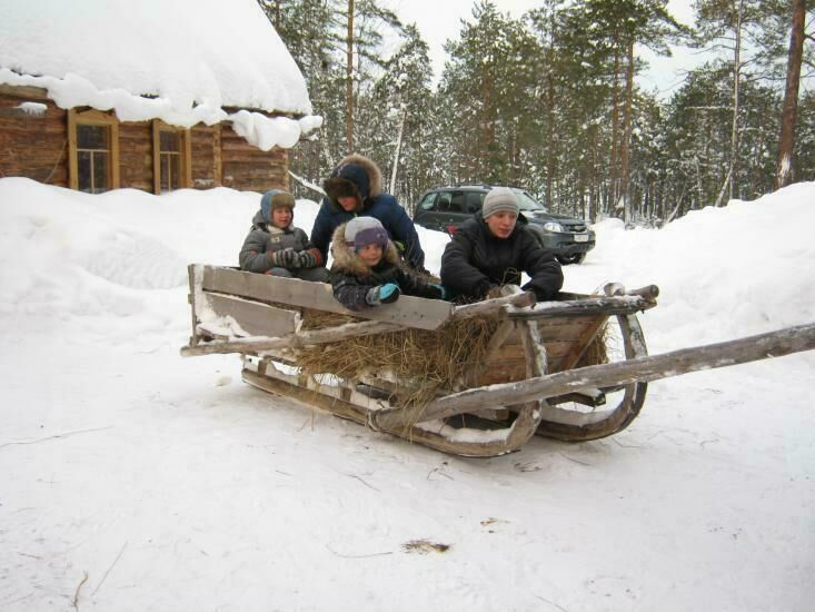 Катание на санях | Черкесово, Томская область