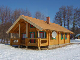 Коттеджи люкс, База отдыха Чудское подворье, Псков