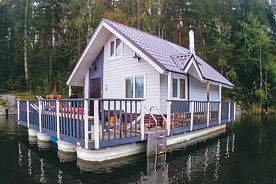 Плавучая баня, Коттеджный комплекс Урочище Меклахти , Лахденпохья