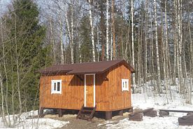 Хижина на острове, Коттеджный комплекс Урочище Меклахти , Лахденпохья