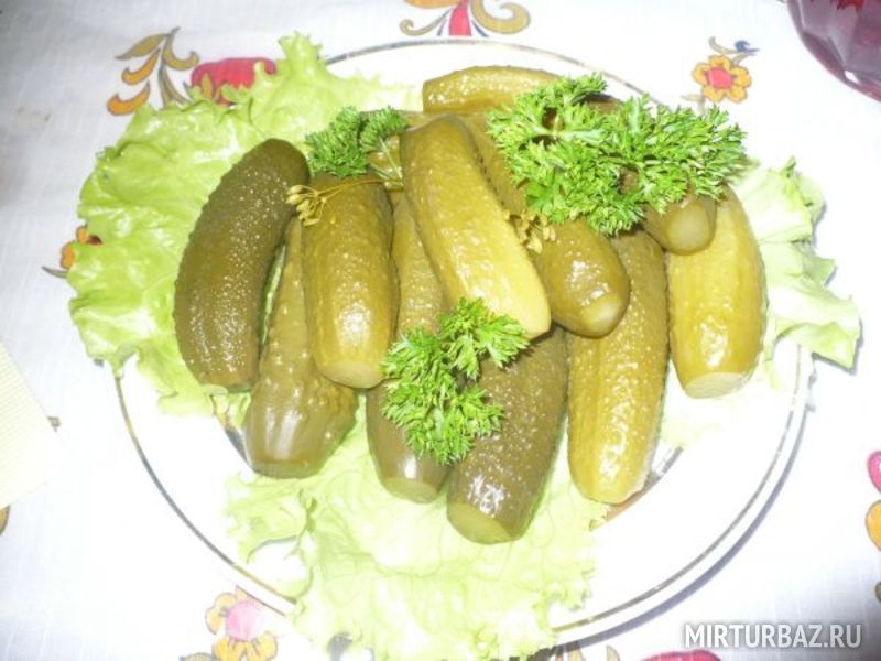 Соленые огурчики